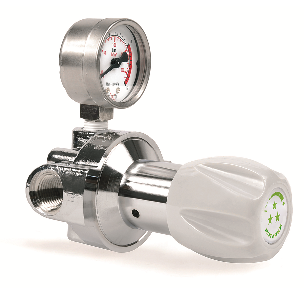 Diaphragm low pressure regulator with balanced valve for food industry - DC50 F